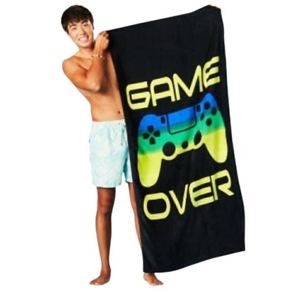 High Five Game Over Vacation Swim Beach Towel -P